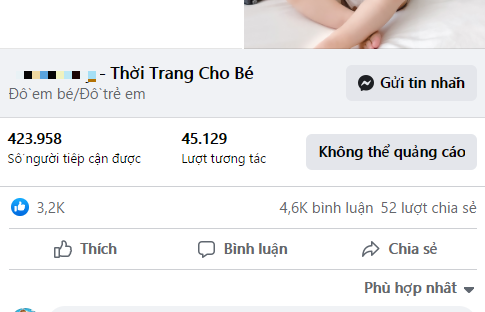 quan ao tre em - Quảng cáo Facebook tại Quảng Ngãi trọn gói 5triệu